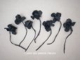 画像1: アンティーク 黒のパルマスミレの布花 (1)