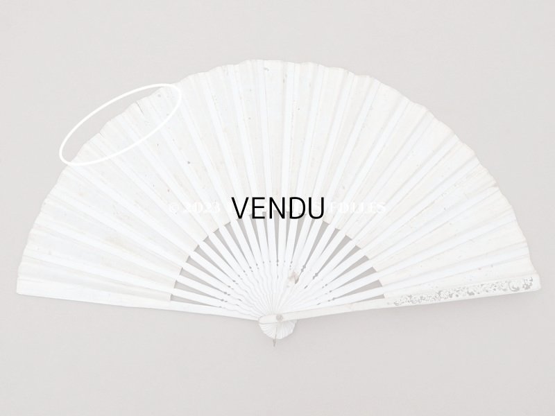 画像7: アンティーク 箱入り『マルキーズ・ ドゥ・セヴィニエ』のファン - MARQUISE DE SEVIGNE PARIS -