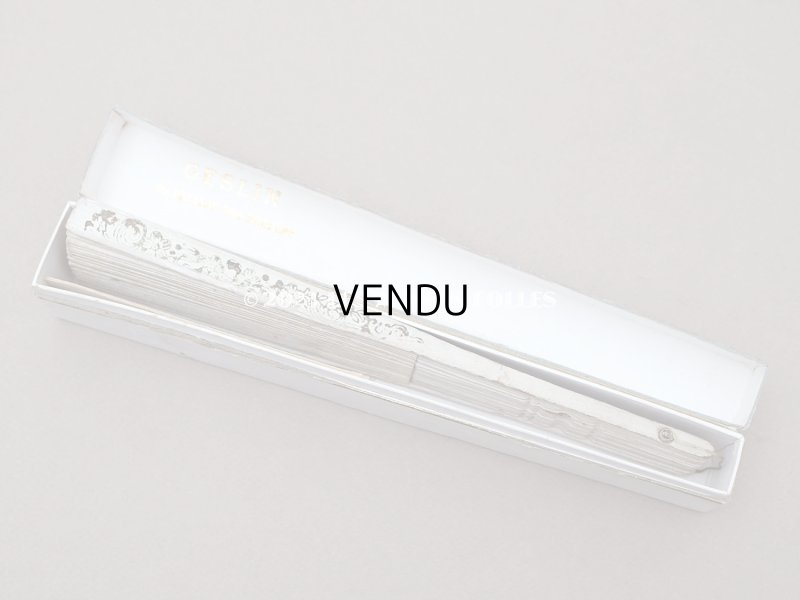 画像18: アンティーク 箱入り『マルキーズ・ ドゥ・セヴィニエ』のファン - MARQUISE DE SEVIGNE PARIS -