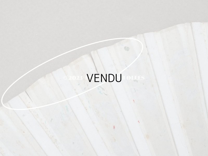 画像8: アンティーク 箱入り『マルキーズ・ ドゥ・セヴィニエ』のファン - MARQUISE DE SEVIGNE PARIS -