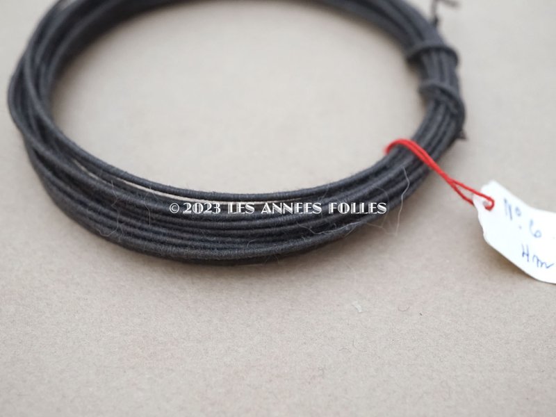 画像10: アンティーク ドールハット用 ワイヤー ブラック&チャコールグレイ 約3.5m