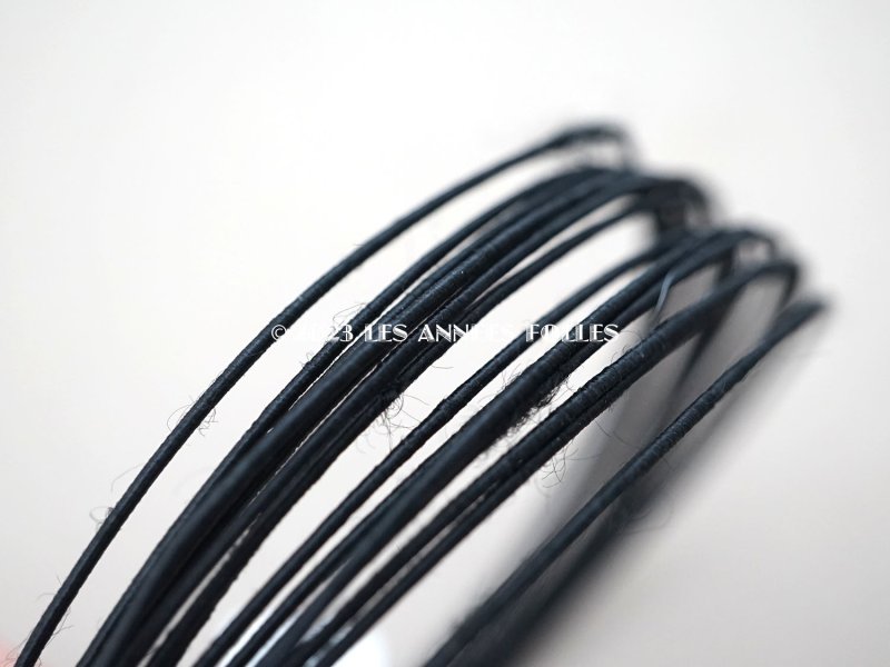 画像7: アンティーク ドールハット用 ワイヤー ブラック&チャコールグレイ 約3.5m