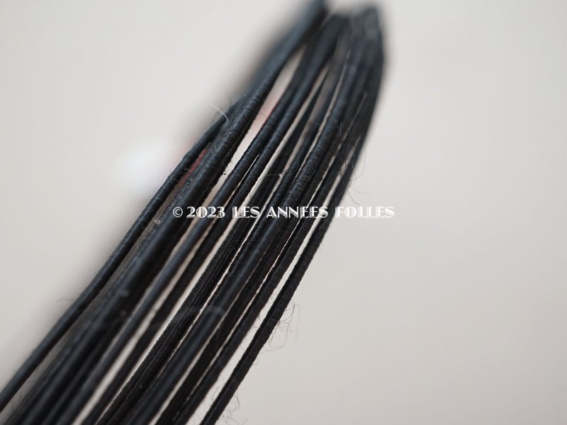 画像6: アンティーク ドールハット用 ワイヤー ブラック&チャコールグレイ 約3.5m