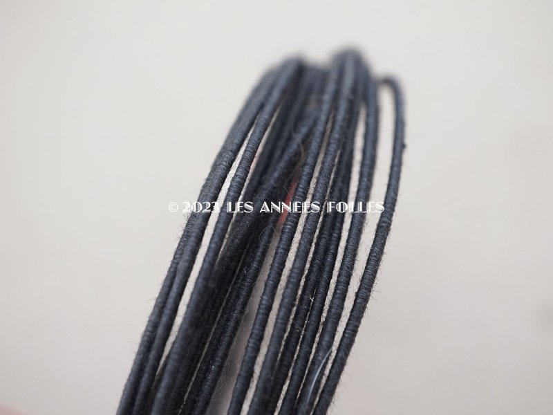 画像11: アンティーク ドールハット用 ワイヤー ブラック&チャコールグレイ 約3.5m