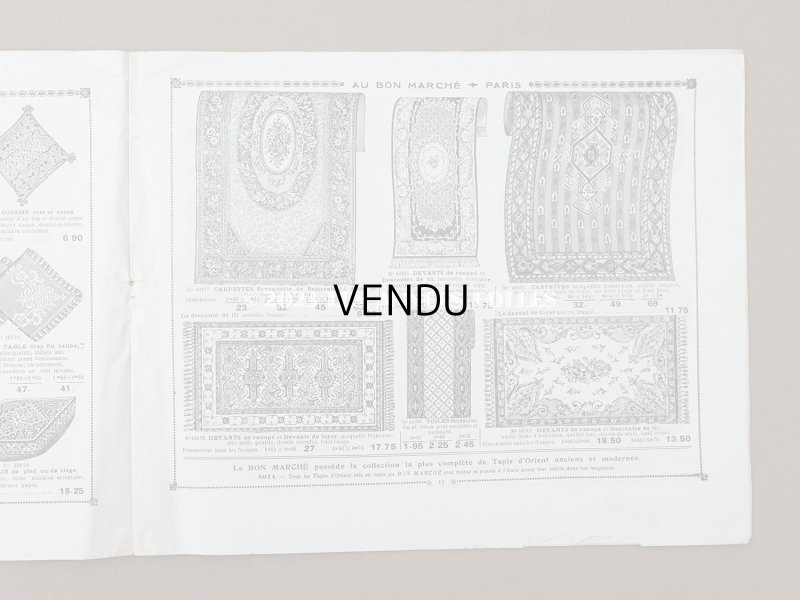 画像7: アンティーク ボンマルシェのカタログ　カーテン＆ベッドカバー RIDEAUX BLANCS - AU BON MARCHE -