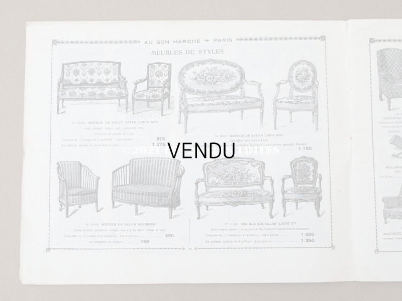 画像4: アンティーク ボンマルシェのカタログ　カーテン＆ベッドカバー RIDEAUX BLANCS - AU BON MARCHE -