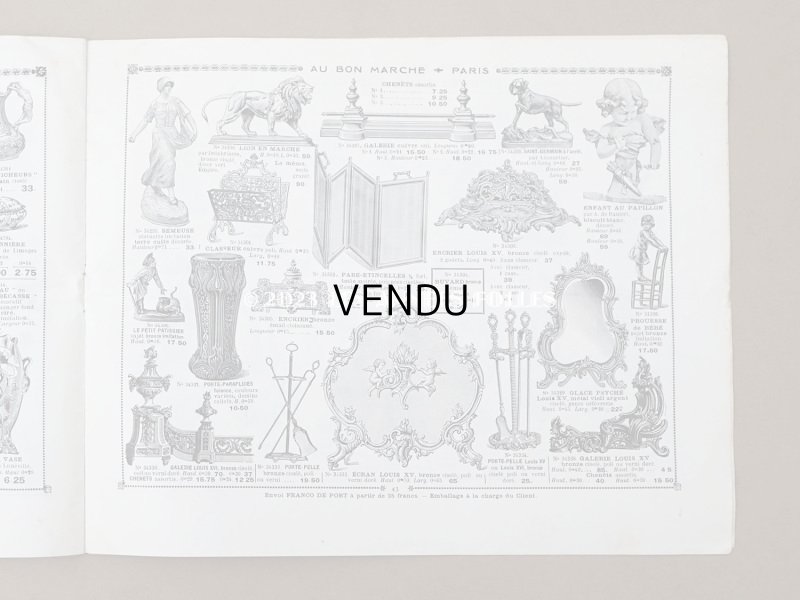 画像12: アンティーク ボンマルシェのカタログ　カーテン＆ベッドカバー RIDEAUX BLANCS - AU BON MARCHE -