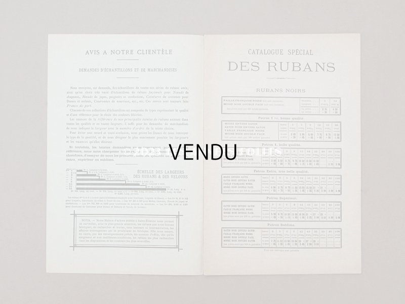 画像3: アンティーク ボンマルシェ リボンのカタログ　CATALOGUE DES RUBANS - AU BON MARCHE -