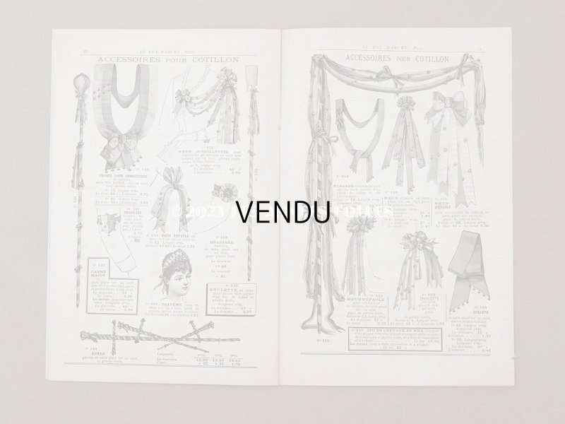 画像6: アンティーク ボンマルシェ リボンのカタログ　CATALOGUE DES RUBANS - AU BON MARCHE -