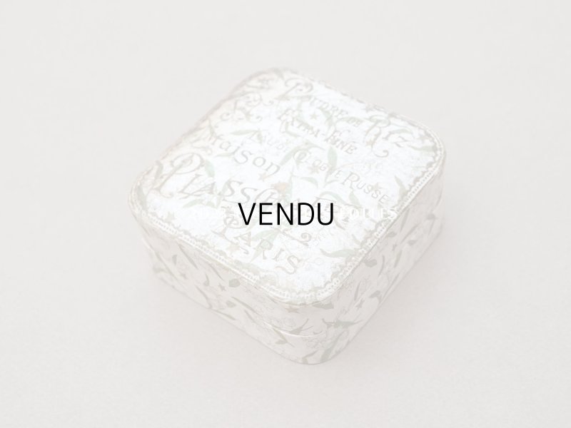 画像3: アンティーク 鈴蘭のパウダーボックス POUDRE DE RIZ EXTRA-FINE - MAISON PLASSCHAERT PARIS -