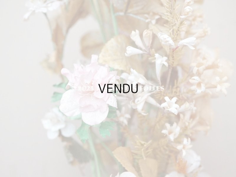 画像10: 19世紀 アンティーク グローブ・ド・マリエの大きなブーケ パウダーピンクの薔薇