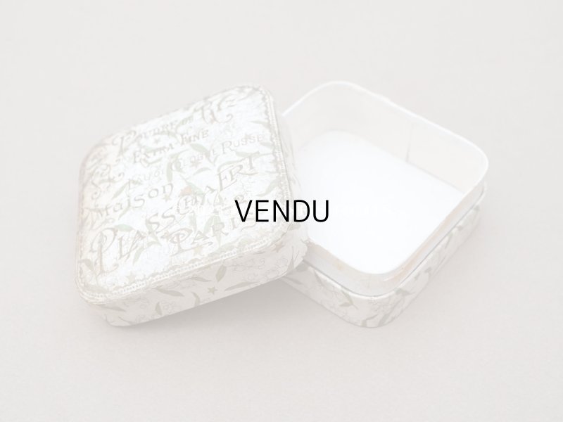 画像8: アンティーク 鈴蘭のパウダーボックス POUDRE DE RIZ EXTRA-FINE - MAISON PLASSCHAERT PARIS -