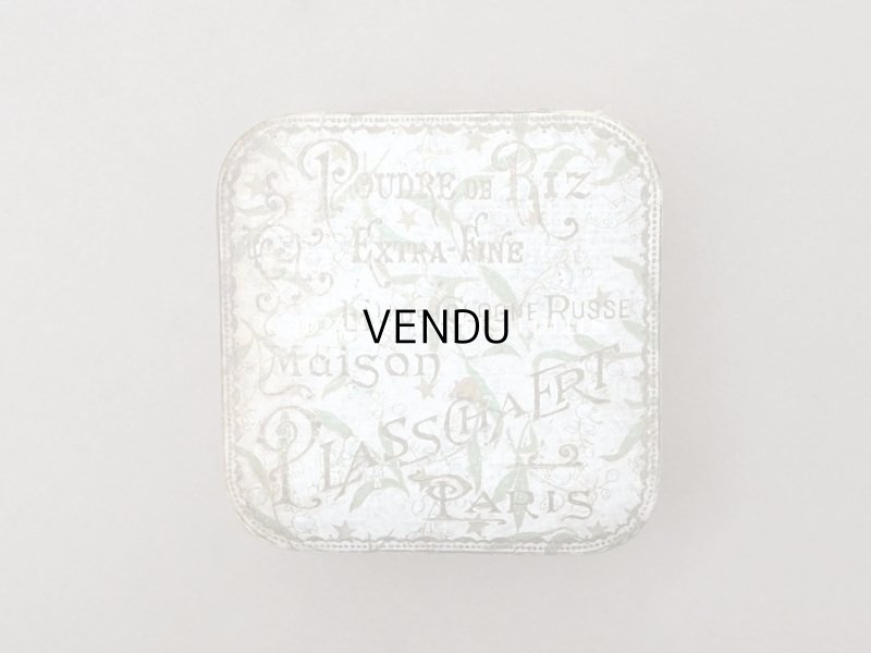 画像4: アンティーク 鈴蘭のパウダーボックス POUDRE DE RIZ EXTRA-FINE - MAISON PLASSCHAERT PARIS -