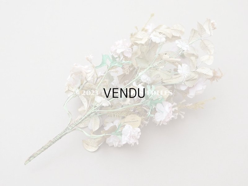 画像16: 19世紀 アンティーク グローブ・ド・マリエの大きなブーケ パウダーピンクの薔薇