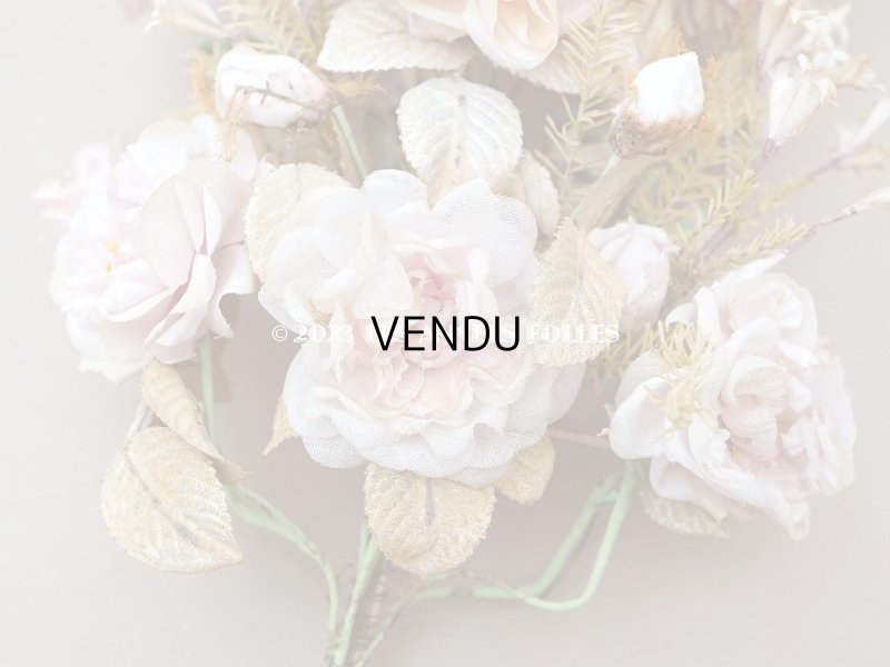 画像7: 19世紀 アンティーク グローブ・ド・マリエの大きなブーケ パウダーピンクの薔薇