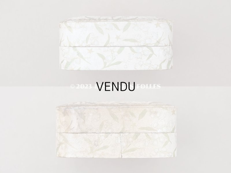 画像7: アンティーク 鈴蘭のパウダーボックス POUDRE DE RIZ EXTRA-FINE - MAISON PLASSCHAERT PARIS -