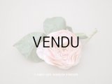 アンティーク ピンクの薔薇の布花 クウォーターロゼット咲き
