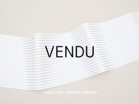 19世紀末 アンティーク 幅広 ジャガード織　シルク製リボン　ストライプ ラヴェンダー　11.2cm幅 