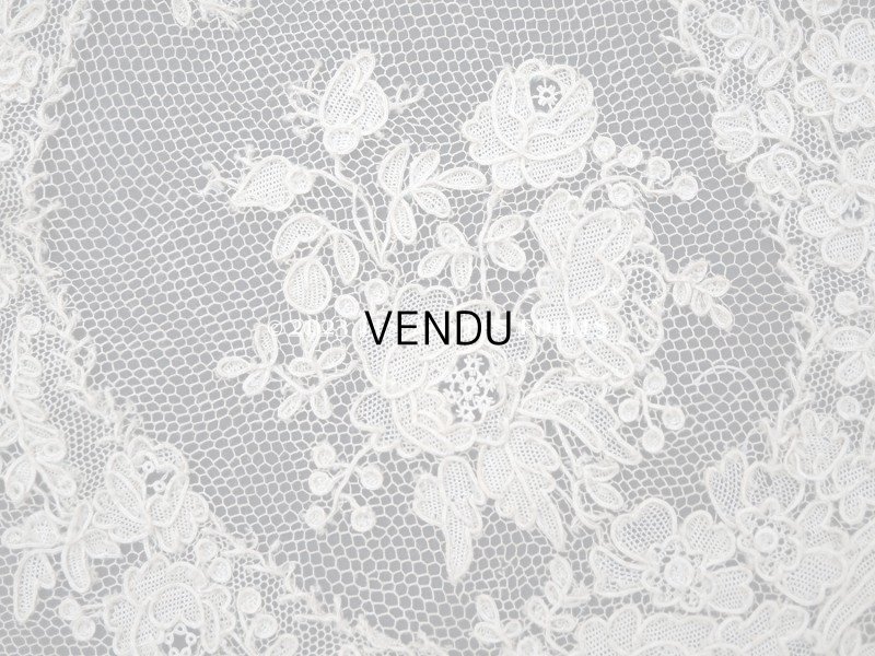 画像8: 19世紀 アンティーク  アランソンレース 幅広 1.3m　14cm幅　ミュージアムピース