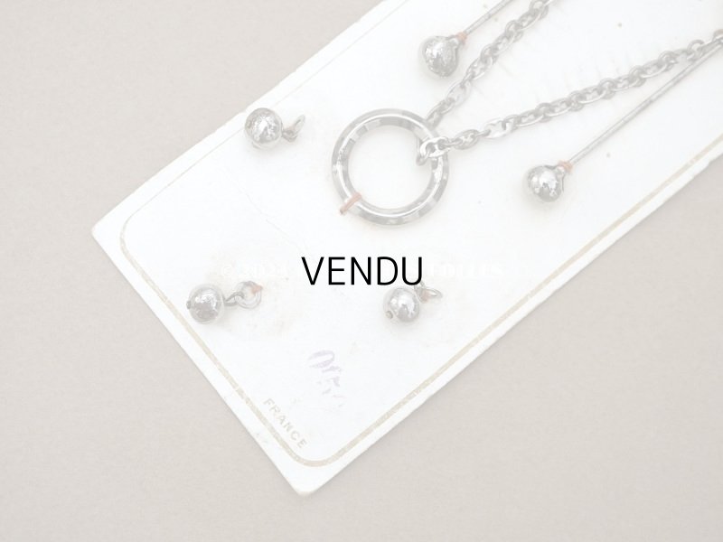 画像3: 19世紀末 アンティーク コインケース用 メタルパーツのセット GARNITURE POUR BOURSE AU CROCHET