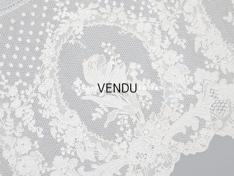 画像11: 19世紀 アンティーク  アランソンレース 幅広 1.3m　14cm幅　ミュージアムピース