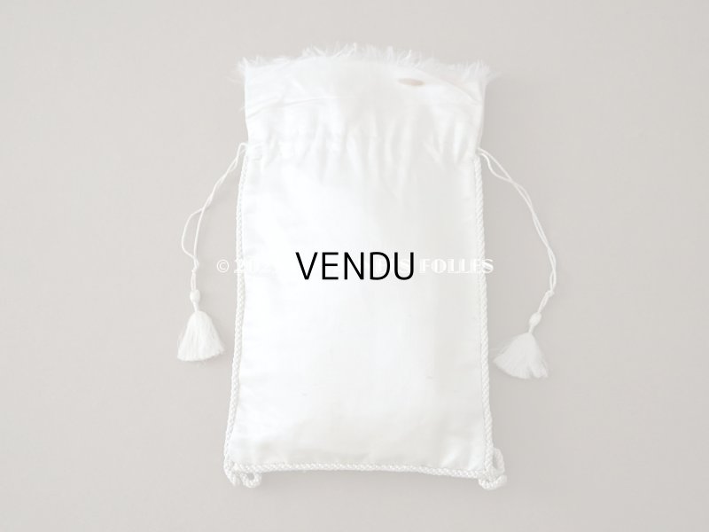 画像3: アンティーク お菓子袋  シルク製  BONBONS FINS