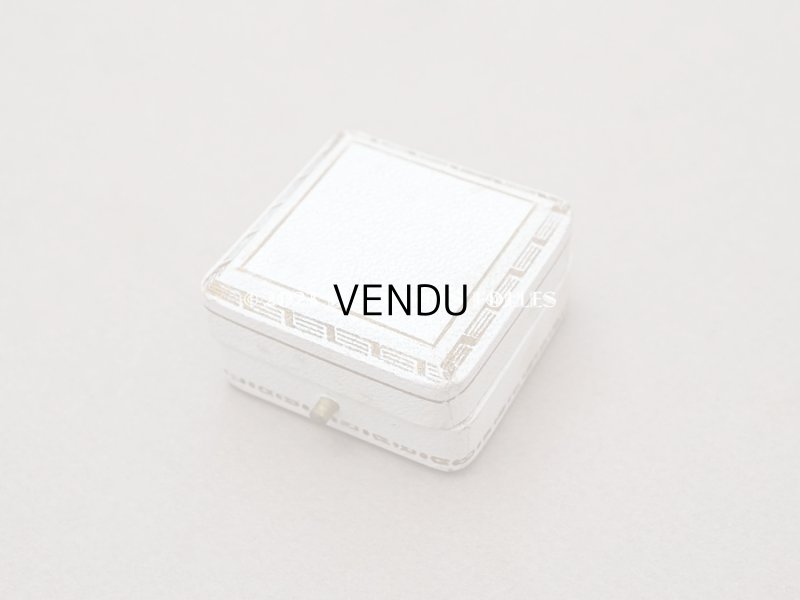 画像5: アンティーク ジュエリーボックス 金彩入り オフホワイト 