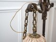 画像2: アンティーク シェード付きランプ ルイ16世スタイル　ブロンズ製 (2)