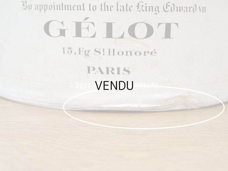 画像3: アンティーク ハットボックス - GELOT -