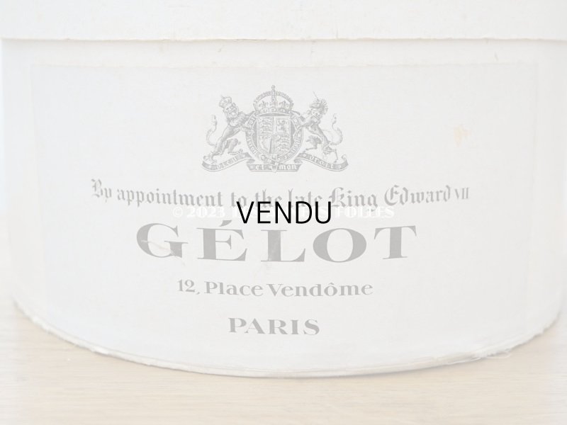 画像3: アンティーク ハットボックス - GELOT -