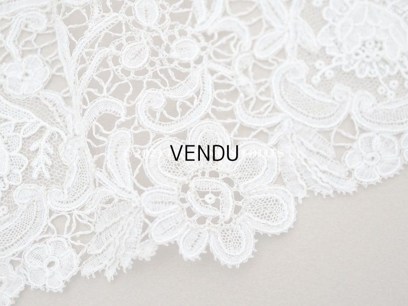 画像3: 19世紀　アンティーク デュシェスレース　＆ ポワン・ド・ローズ  1.02m　ブリュッセルミックス