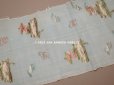 画像11: 18世紀 アンティーク 薔薇とリボンのガーランド　シルク製ファブリック 手刺繍 約1.8m 25cm幅