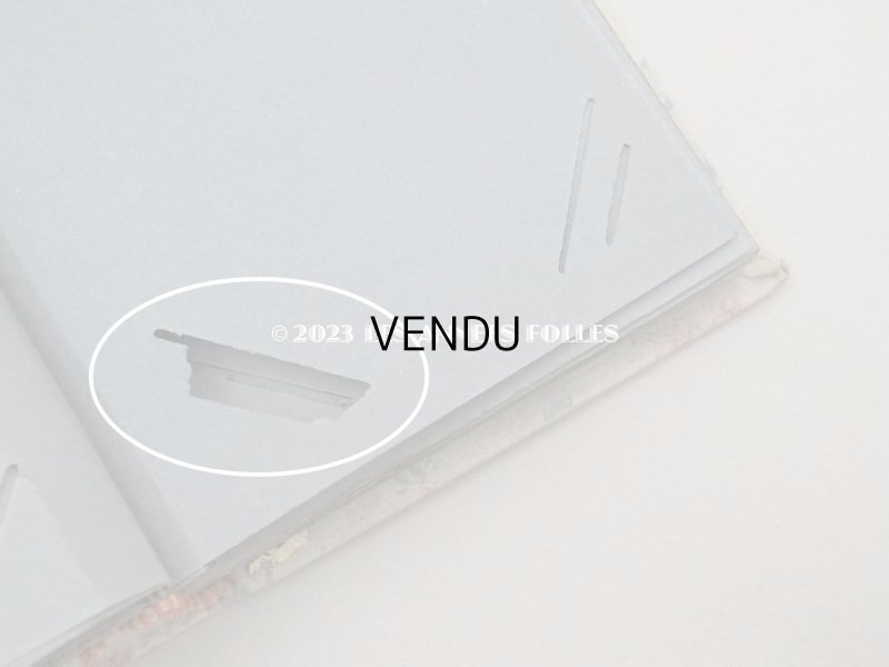 画像12: アンティーク アルバム ピンクの薔薇&水色のリボン