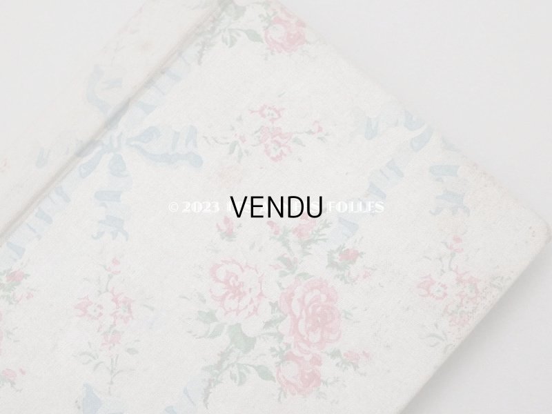 画像3: アンティーク アルバム ピンクの薔薇&水色のリボン