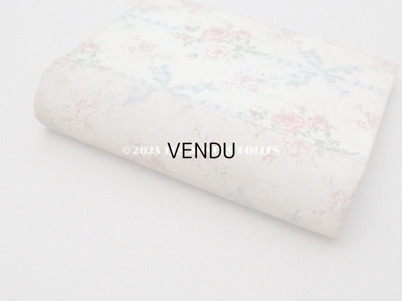 画像6: アンティーク アルバム ピンクの薔薇&水色のリボン