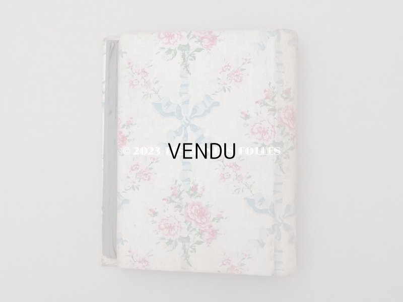 画像5: アンティーク アルバム ピンクの薔薇&水色のリボン