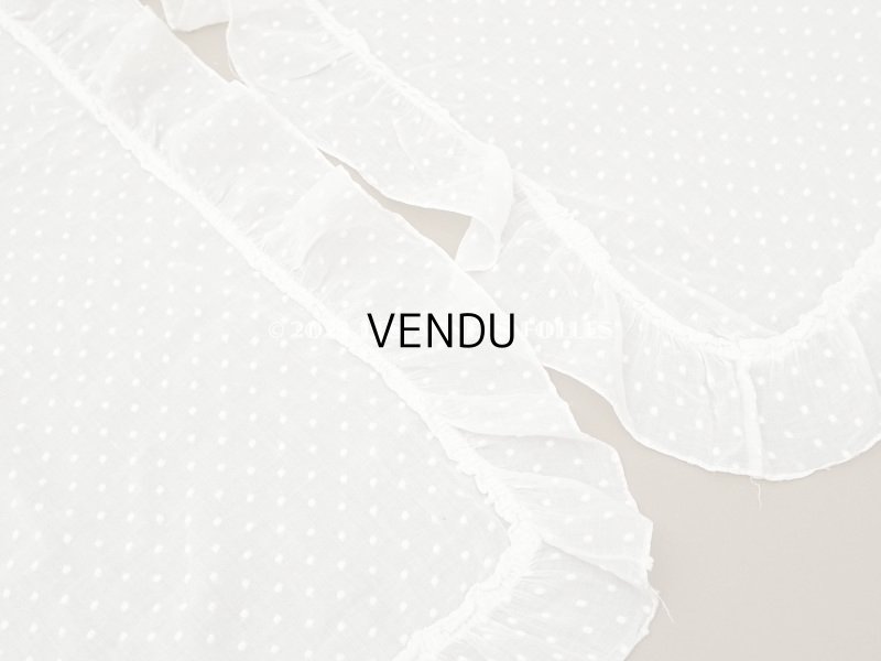 画像9: アンティーク  ドット刺繍入り コットン生地 150×60cm