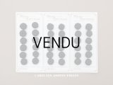 アンティーク  リネンのくるみボタン 黒　11〜12mm　36ピース