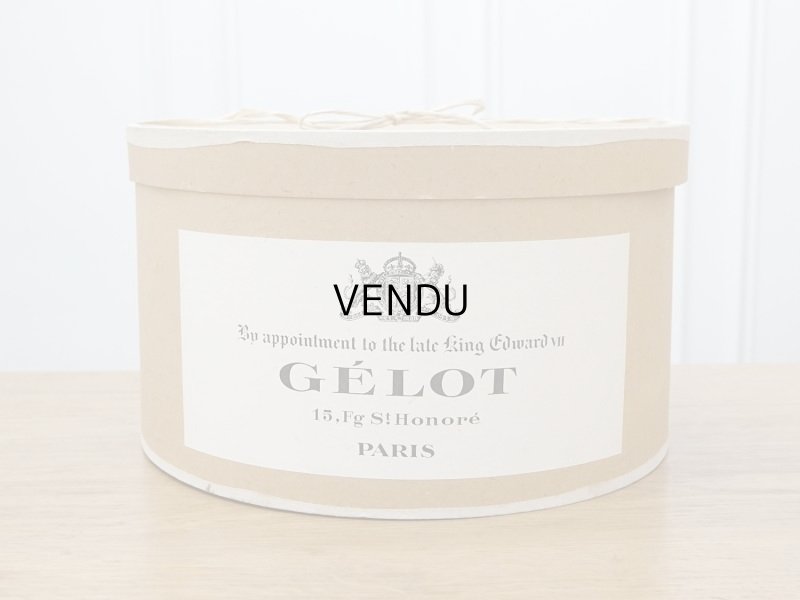 画像3: アンティーク ハットボックス - GELOT -