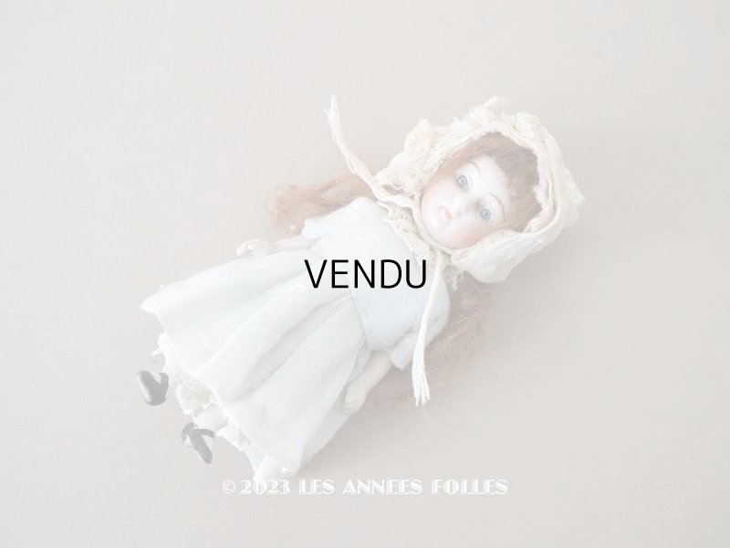 画像1: アンティーク とても小さなミニョネット 9.5cm