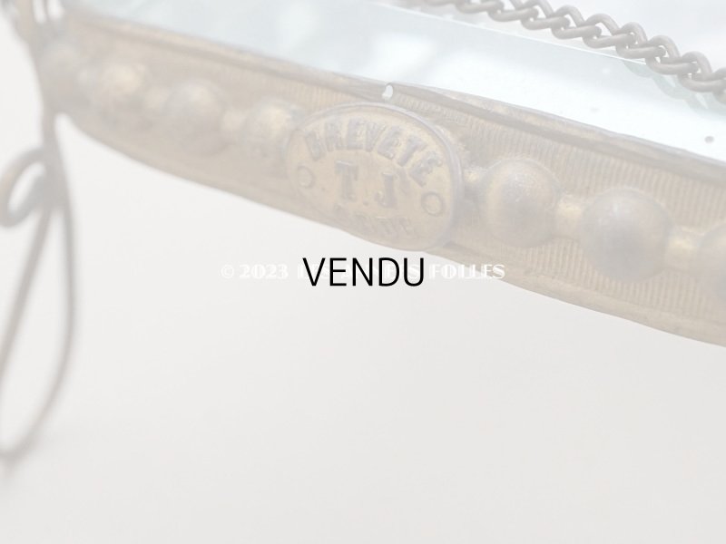 画像12: 19世紀末 アンティーク マリアージュの台座 ガラス＆メタル 結婚式