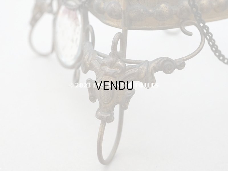 画像8: 19世紀末 アンティーク マリアージュの台座 ガラス＆メタル 結婚式