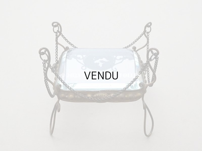 画像11: 19世紀末 アンティーク マリアージュの台座 ガラス＆メタル 結婚式