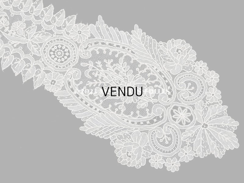 画像12: 19世紀 アンティーク ポワンドガーズのバルブ・ド・ボネ【ポワン・ド・ガーズ】