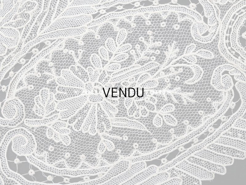 画像15: 19世紀 アンティーク ポワンドガーズのバルブ・ド・ボネ【ポワン・ド・ガーズ】