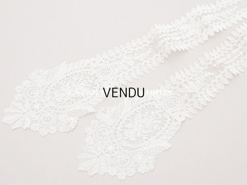 画像3: 19世紀 アンティーク ポワンドガーズのバルブ・ド・ボネ【ポワン・ド・ガーズ】