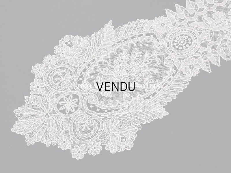 画像5: 19世紀 アンティーク ポワンドガーズのバルブ・ド・ボネ【ポワン・ド・ガーズ】