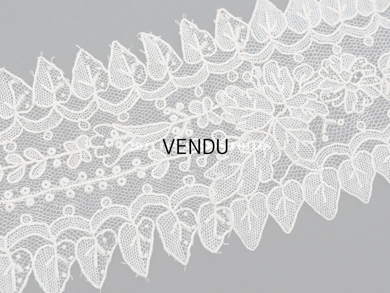 画像17: 19世紀 アンティーク ポワンドガーズのバルブ・ド・ボネ【ポワン・ド・ガーズ】