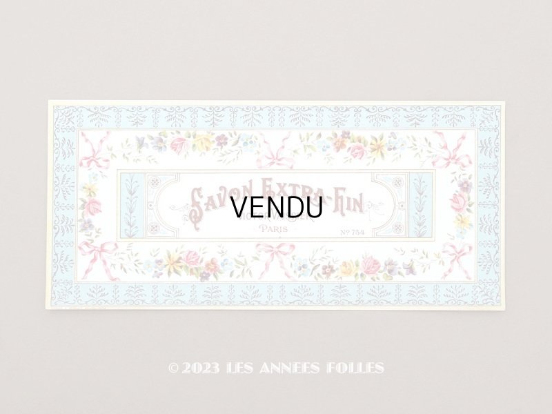 画像1: アンティーク ソープラベル SAVON EXTRA-FIN - VICTOR VAISSIER PARIS - 