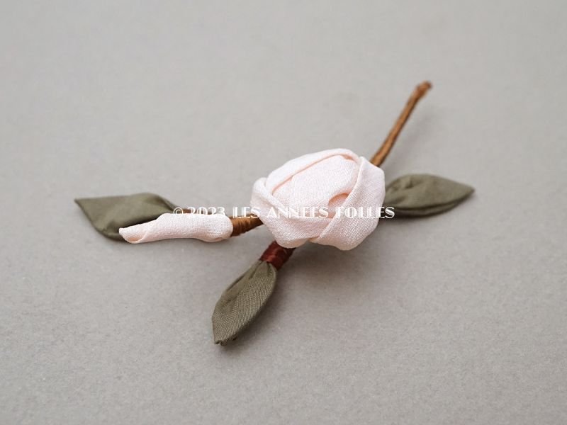 画像3: アンティーク 淡いピンクの薔薇のロココモチーフ